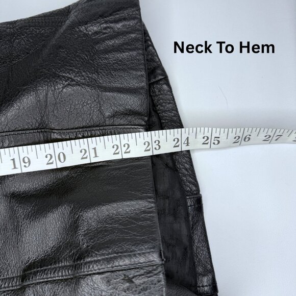 Maxima Women’s Vintage Black Genuine Leather Jacket, 4 Pockets, SZ: S - Picture 8 of 9